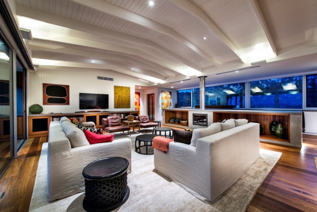 style moderne loft salon maison plage 