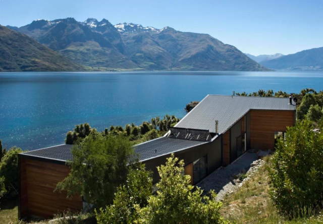 maison spacieuse sur un lac en Nouvelle Zelande