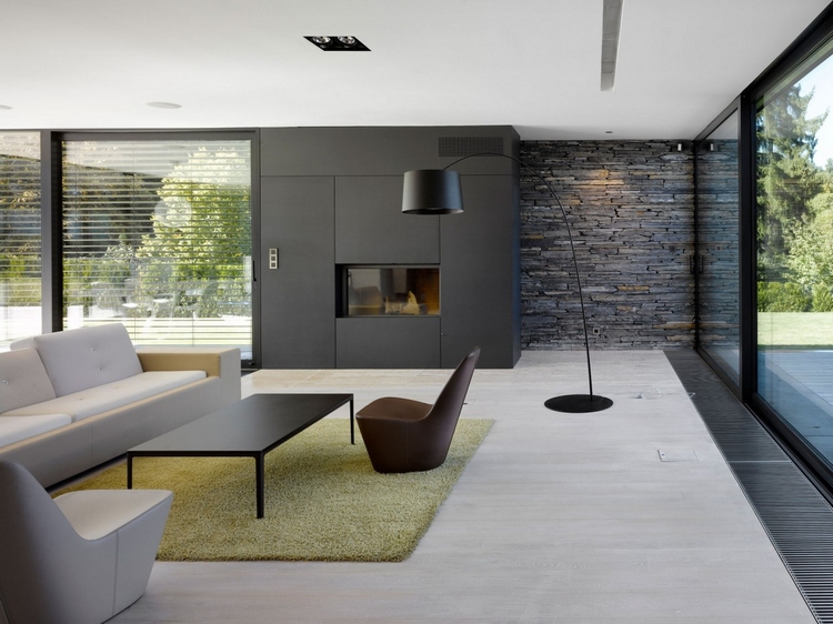 mur-revêtement-pierre-naturelle-salon-design-minimaliste