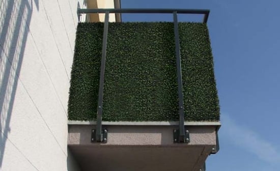 mur-végétal-vert-balcon-décoration-brise-vue mur végétal