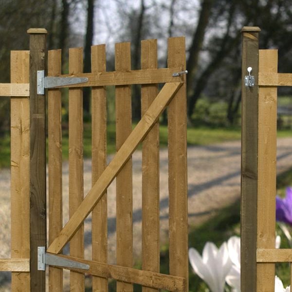 porte de jardin en bois-brut-barrière-suspension