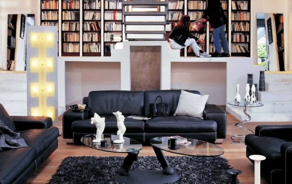 sofa-style-moderne-noir-table-design-verre