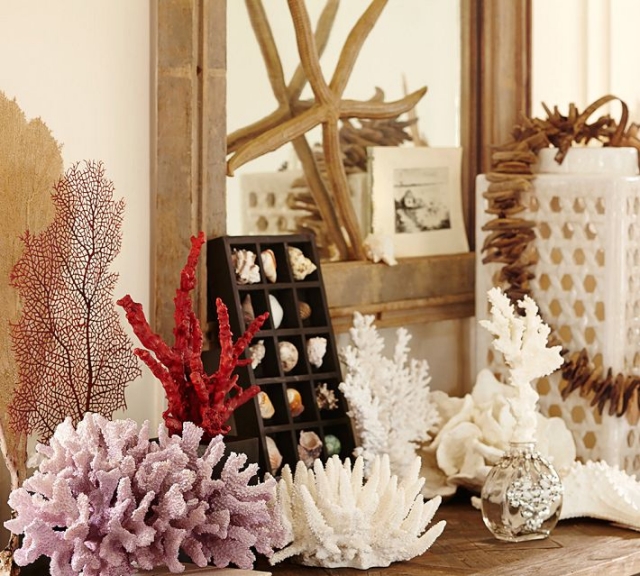 accessoires-décoration-coraux-blancs-rouges-lilas