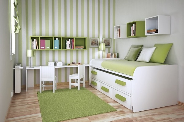 adolescent-chambre-coucher-vert-menthe
