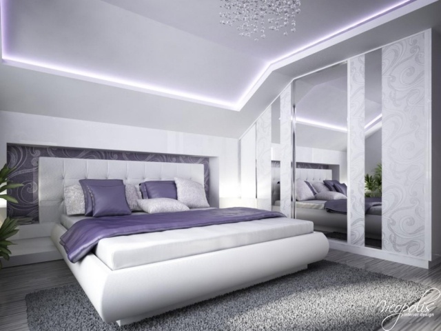 105 idées de déco murale et aménagement chambre à coucher Les couleurs qui mètres dans une chambre sur les quatre murs