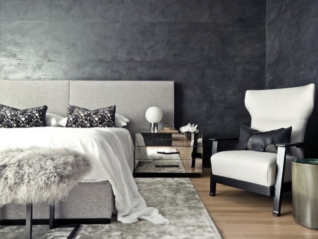 105 idées de déco murale et aménagement chambre à coucher Les couleurs qui mètres dans une chambre sur les quatre murs