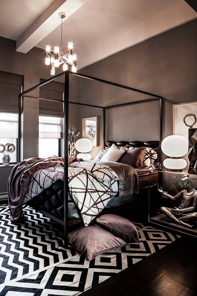 105 idées de déco murale et aménagement chambre à coucher Belles chambre model