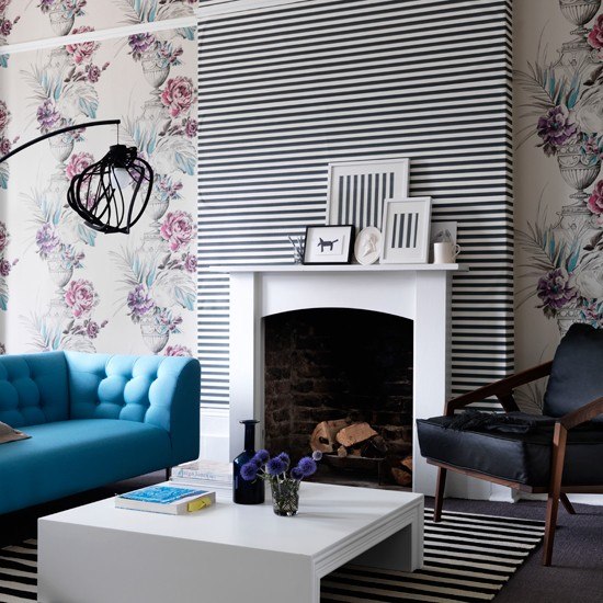 aménagement-salon-style-modern-plusieurs-motifs-rayure
