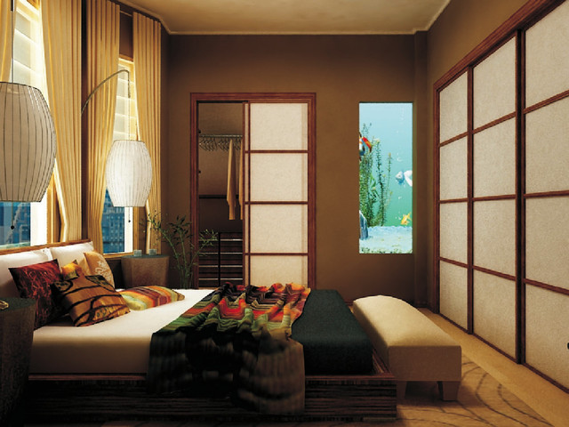 atmosphère-zen-chambre-coucher-maison atmosphère zen à la maison