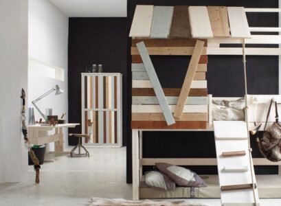 chambre-bébé-moderne-idées-bois-récupération