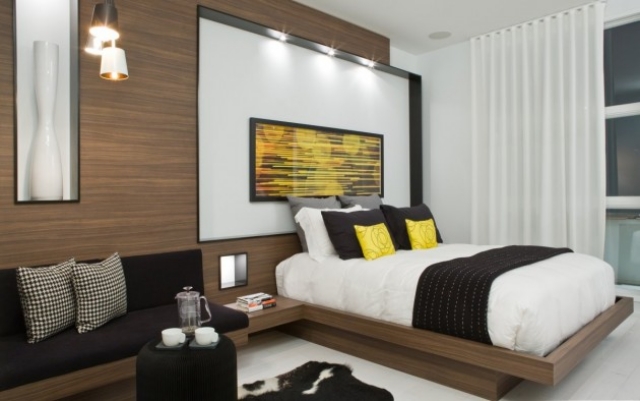chambre-coucher-moderne-luxe-style-épuré-lignes-droites-canapé