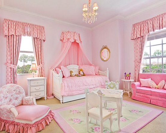 Idées pour la chambre de petite fille - mobilier princesse