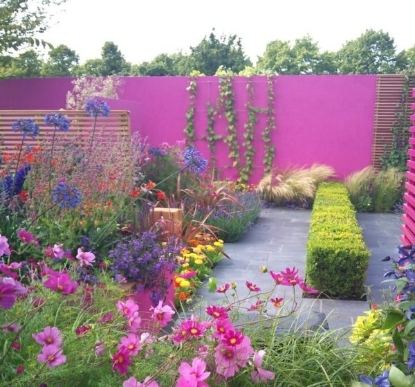 95 idées pour la clôture de jardin palissade, mur et brise vue Intimité clôture Créatif