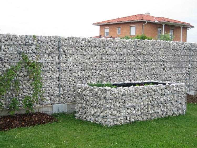 clôture de jardin -gabion-design-moderne