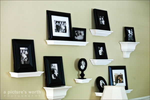 décoration-photo-familiales-corniches-plâtre-accroché-mur
