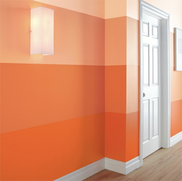 décoration murale nuances-orange