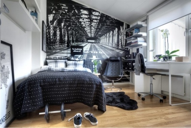 101 idées pour la chambre d'ado déco et aménagement Peinture chambre enfant fille et garcon