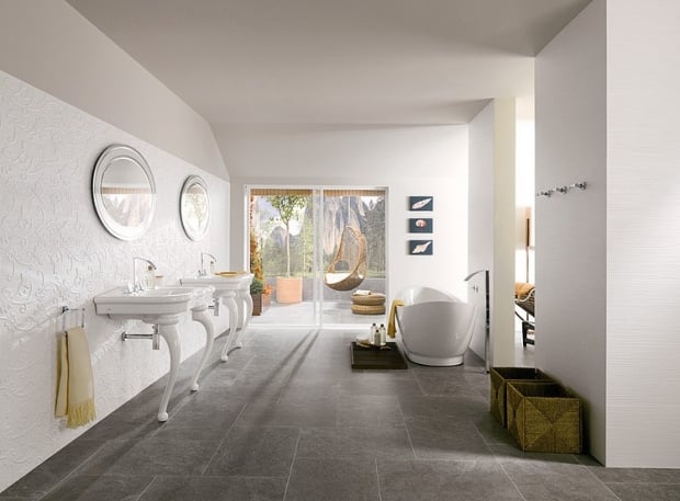 design de la salle de bain style-éclectique-formes-arondies-accent-verts