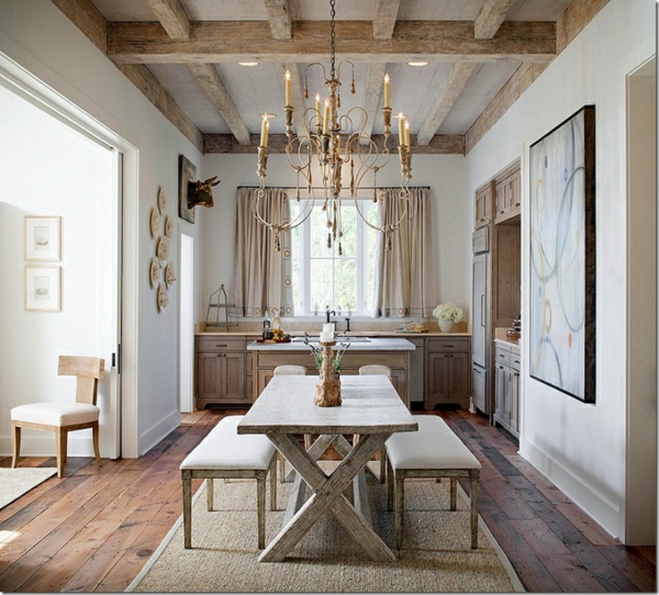 design salle à manger moderne lampe-de-plafond-chandelier