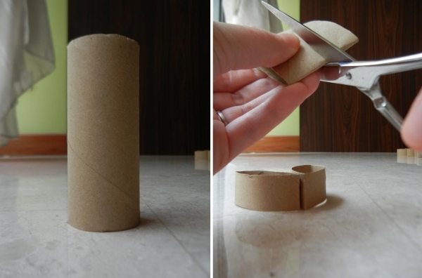 décoration murale DIY rouleau-papier-toilette-couper-segments