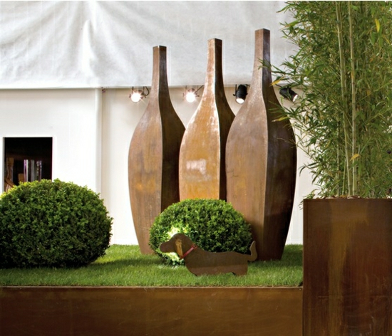 extérieur-vases-style-designs-jardin pots à fleurs et jardinières