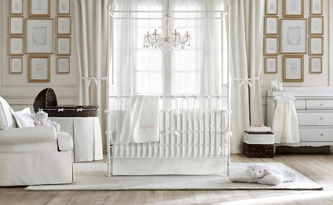 102 idées originales pour votre chambre de bébé moderne Les couleurs qui mètres dans une chambre sur les quatre murs