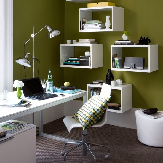 idées-créatives-mobilier-bureau-étagères-modernes