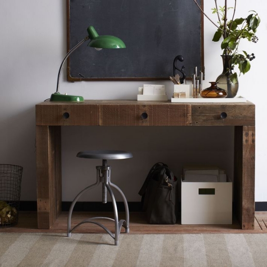 idées-créatives-mobilier-bureau-style-rustique Mobilier de bureau