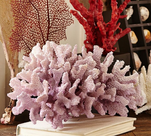 idées-décoration-coraux-rouges-lilas Accessoires pour la maison