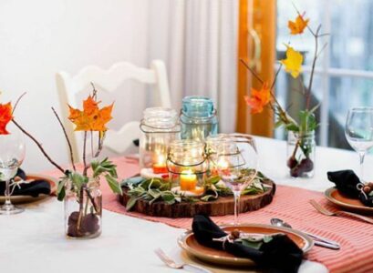 idée-originale-déco-d'automne-feuilles-style-rustiques