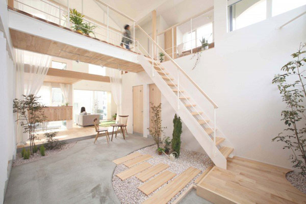 intérieur et extérieur transition-douce-maison-style-japonais