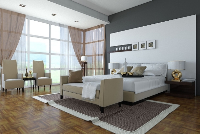 moderne-design-chambre-coucher-grande-claire chambre à coucher moderne