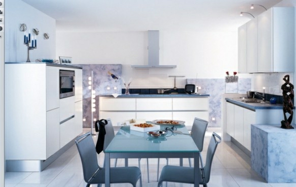 moderne-salle-à-manger-coin-repas-cuisine-couleur-bleue