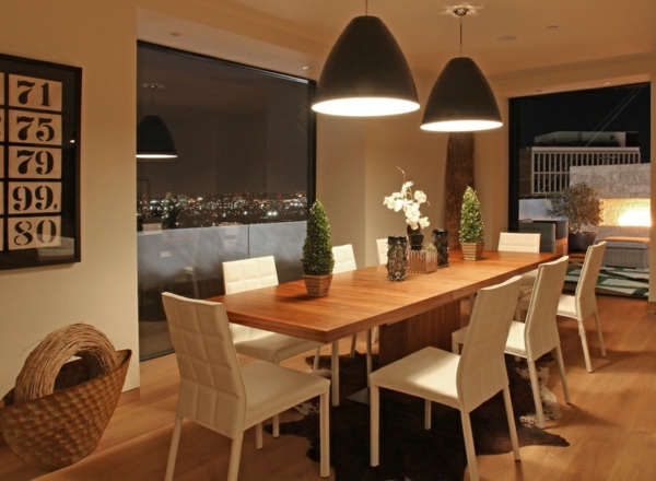 moderne-salle-à-manger-coin-repas-table-bois-parquet-stratifié