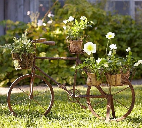 pièces détachées de vélo mini-jardin-décoratif