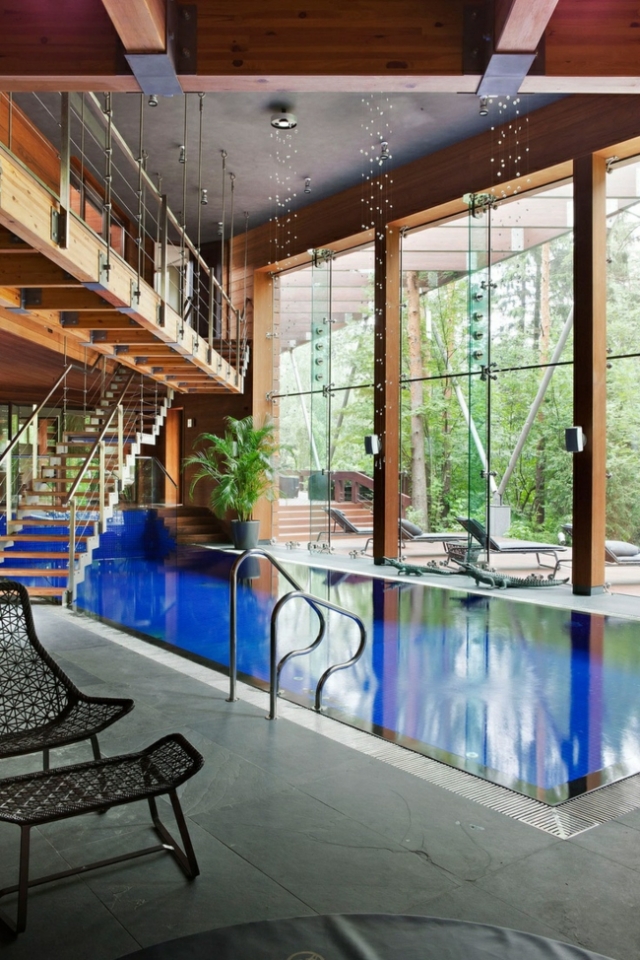 piscine-design-moderne-rectangulaire-natation piscine extérieure