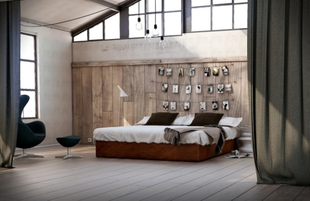 plancher-chambre-coucher-moderne- chambre à coucher moderne