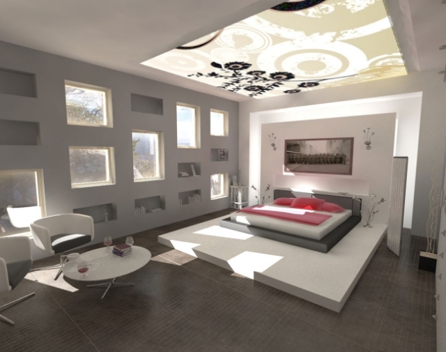 style-moderne-chambre-coucher-grande chambre à coucher moderne