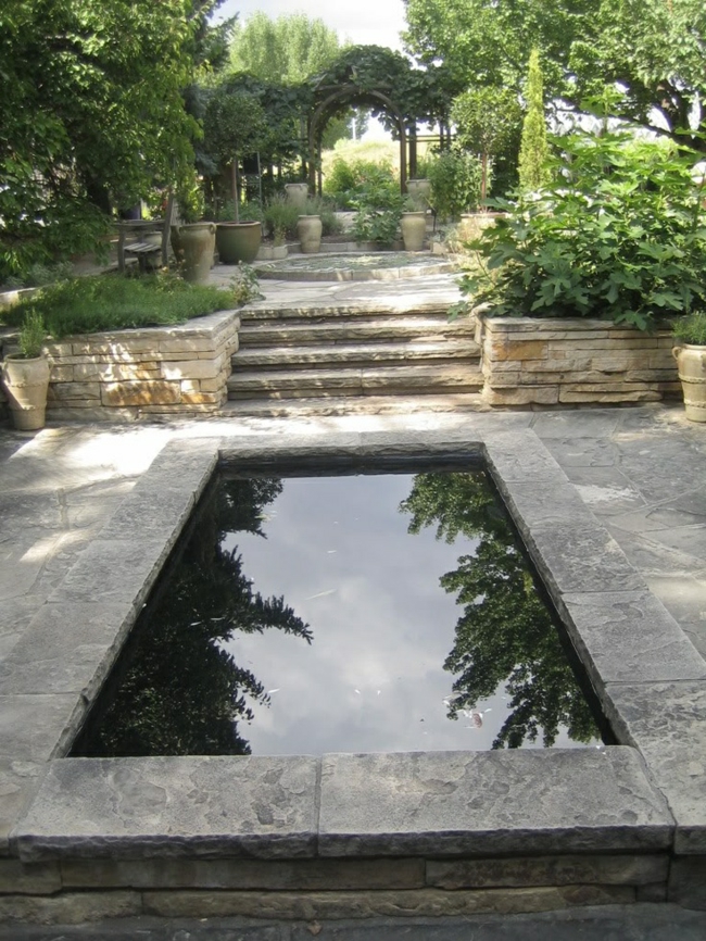 agrandissement-visuel-jardin-niveau-eau-étang Agrandissement visuel du jardin
