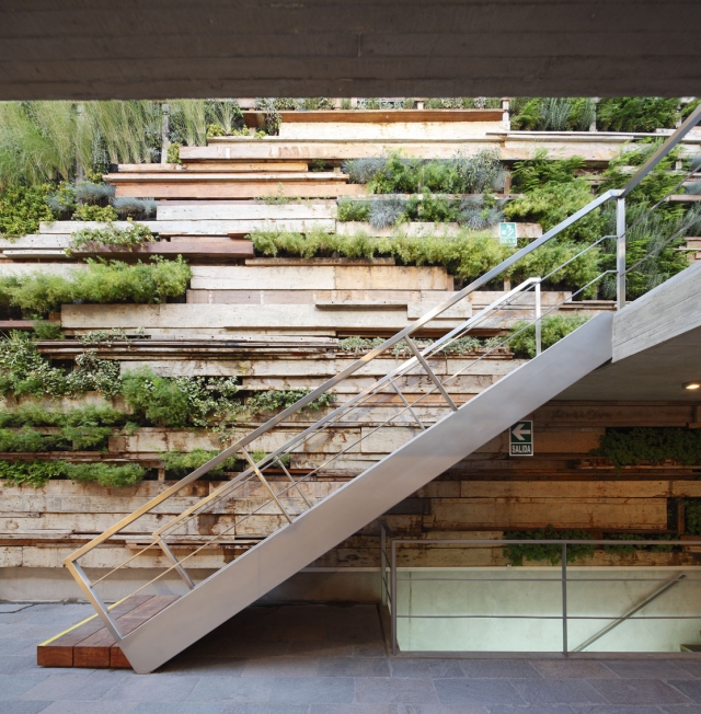 aménagement-paysager-planches-bois-jardin-vertical-pente-escalier