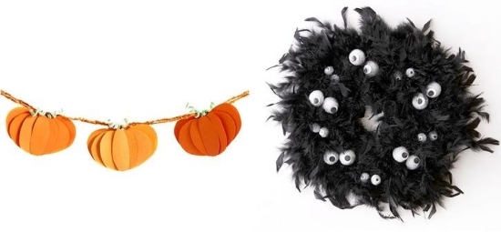 bricolage-Halloween-idées-faciles-créatives-couronne-plumes