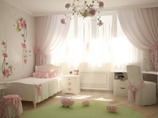 chambre-princesse-couleurs-neutres-blanc-vert-pastel-rose