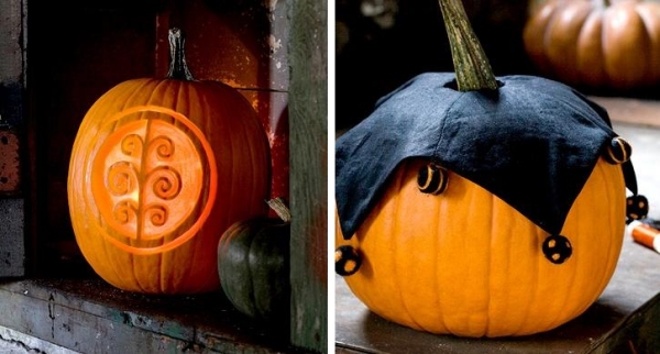décoration Halloween en citrouilles inspiration-folklore