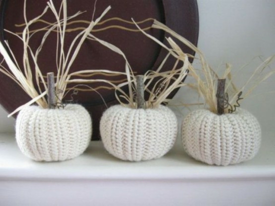 décoration-citrouille-automne-idées-magnifiques-tricotées