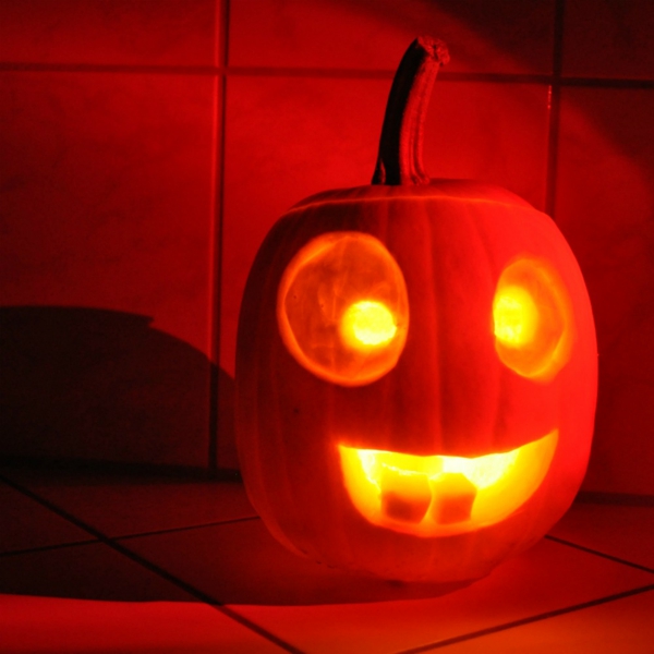 décoration-fête-Halloween-citrouille-éclairage-led déco pour la fête d'Halloween