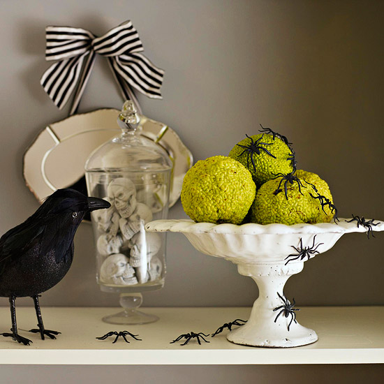 décoration-halloween-assiette-gâteau-pied-fruits-Oranger-Osages