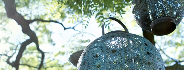 décoration dans le jardin accessoires-lanternes-Filigree-extérieures