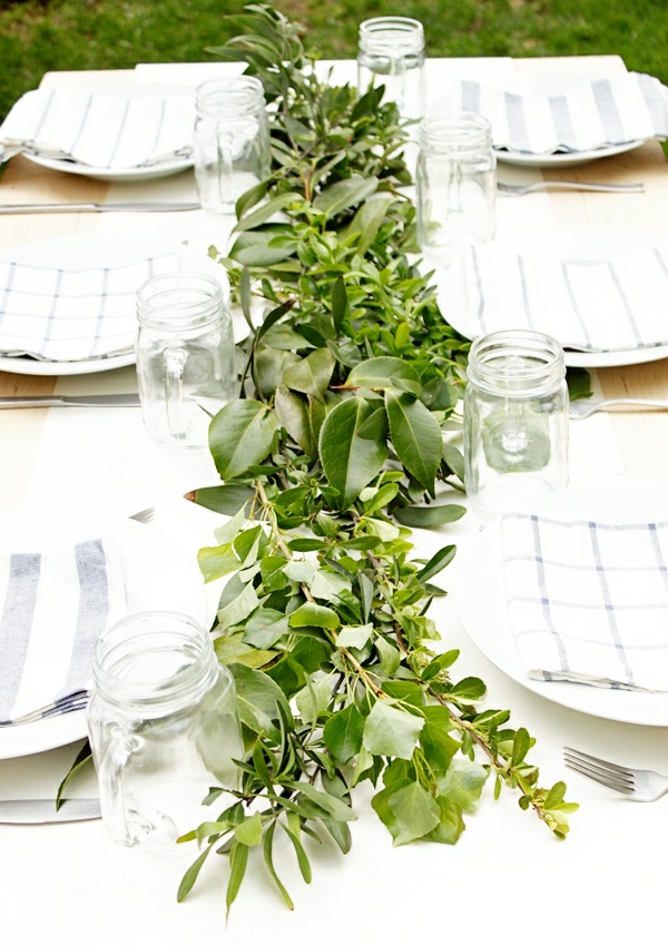 décoration-table-DIY-idées-élégantes-branchette-décorative Décoration de table