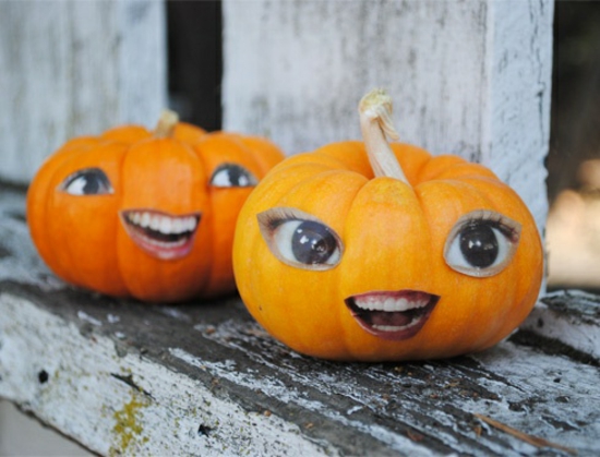 décorer la citrouille Halloween visages-drôles-magazines