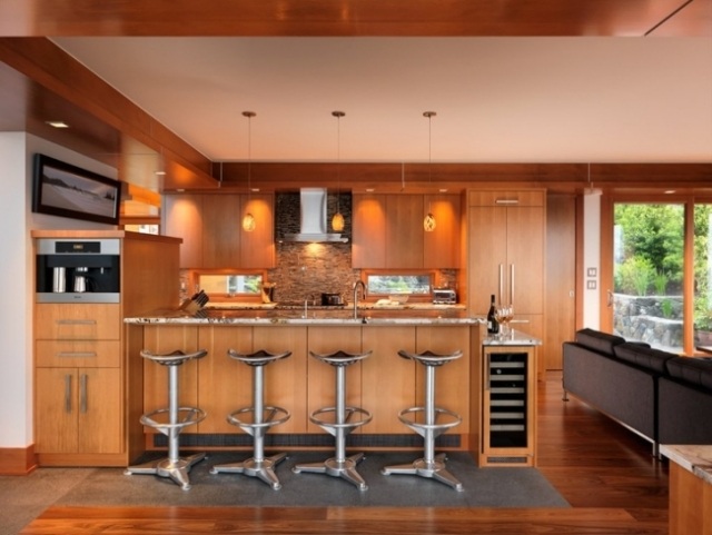 Design de cuisine moderne et ses différents styles 105 idées Comptoir bar moderne